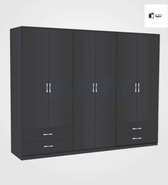 6 Door With 4 Side Drawers