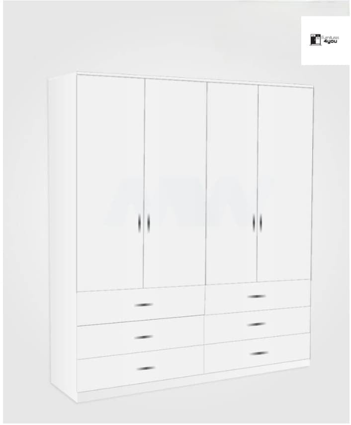 4 Door With 6 Drawers
