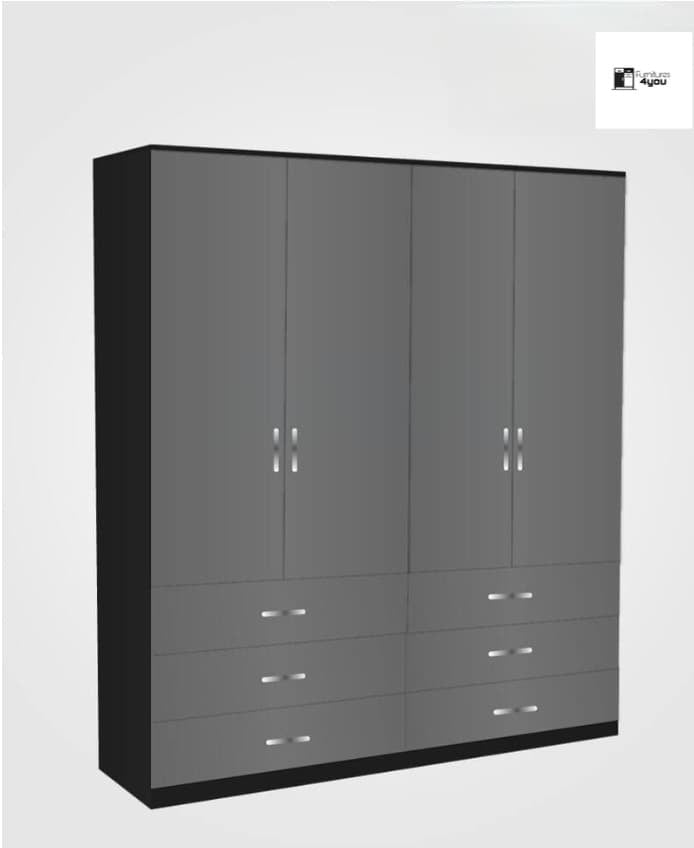 4 Door With 6 Drawers