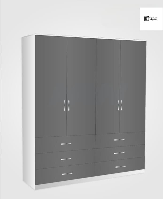 4 Door With 6 Drawers