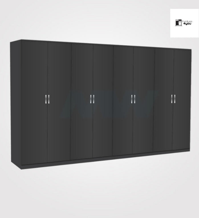 8 Door Plain Wardrobe