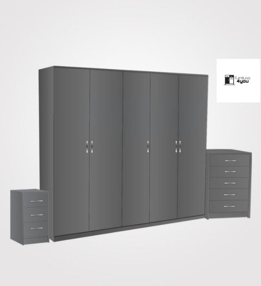 5 Door Plain Set