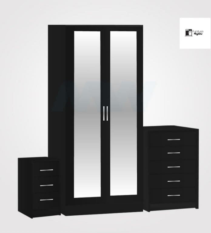2 Door Mirrored Set