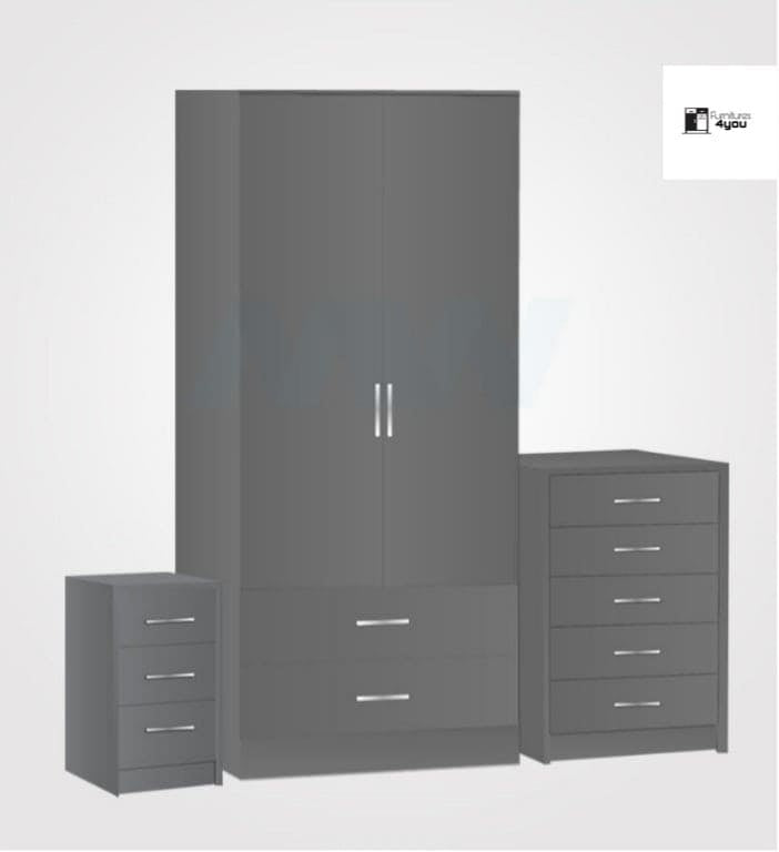 2 Door Set With 2 Drawers