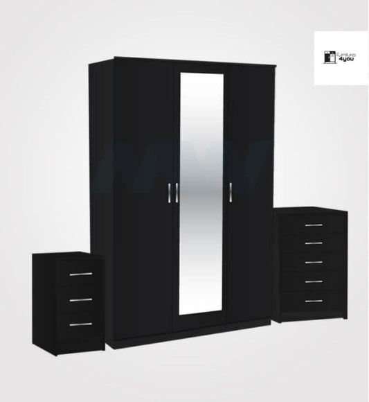 3 Door Set With 1 Mirror