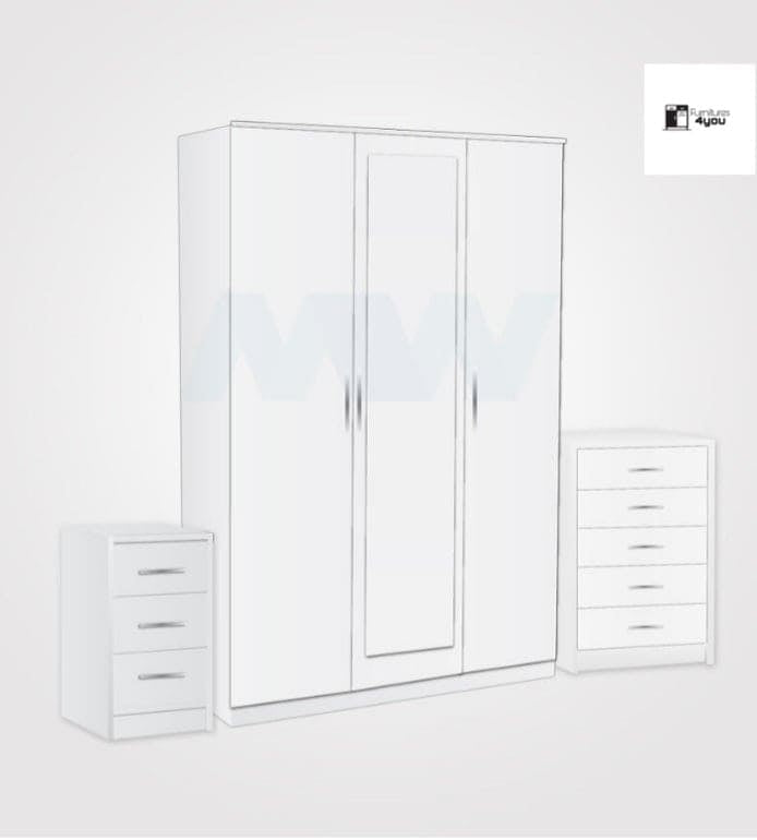3 Door Set With 1 Mirror