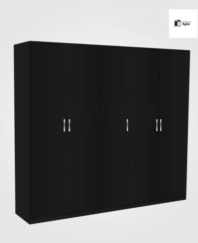 5 Door Plain Wardrobe