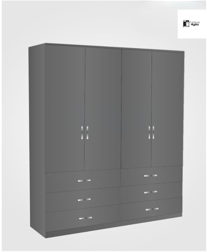 4 Door With 6 Drawers
